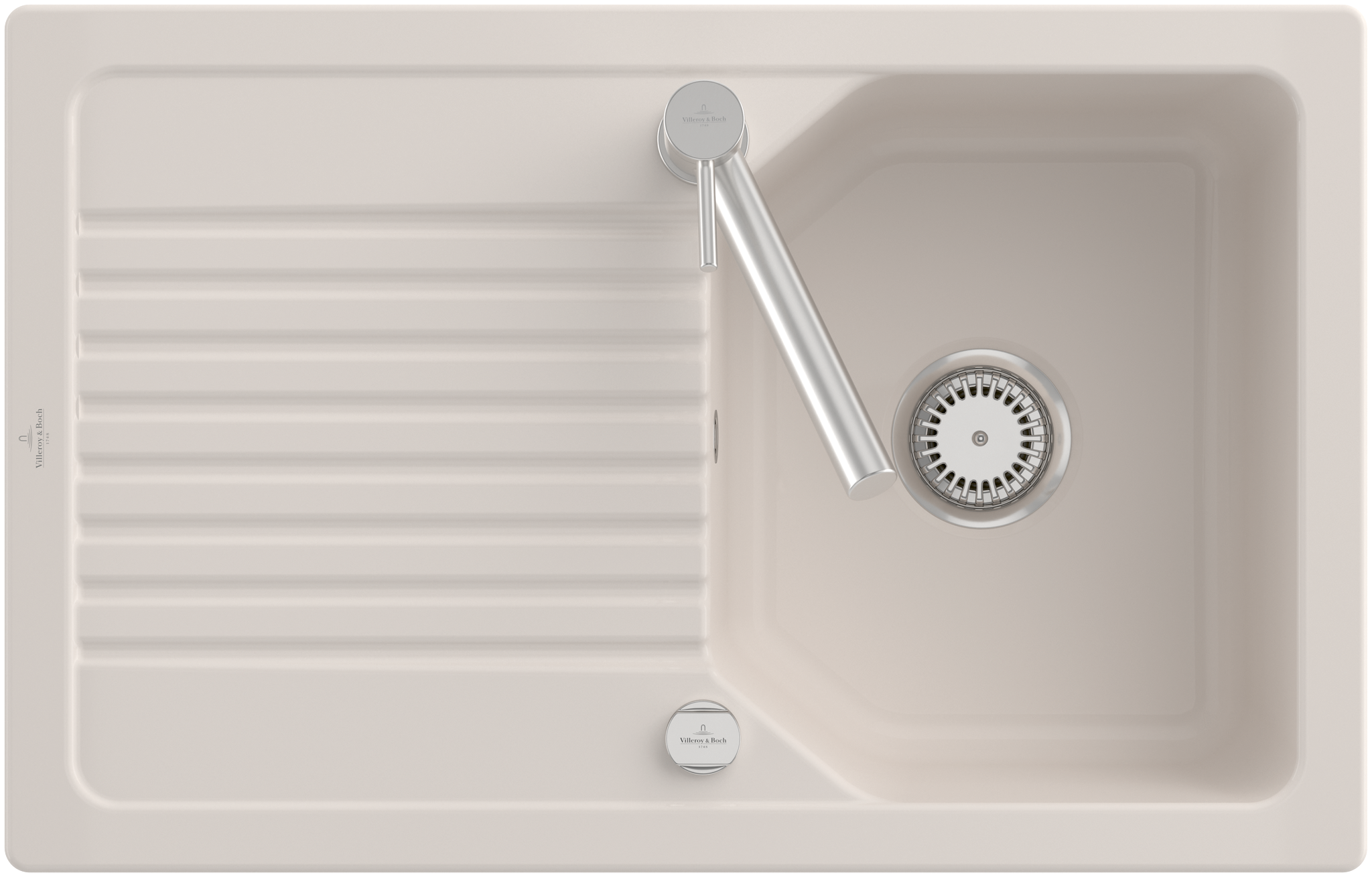 Villeroy Boch flaechenbuendige Spuele Linara 45 Flat 33840F 780x490mm re-eckig Chrom.e cplus 33840FJ0 Villeroy Boch flaechenbuendige Spuele Linara 45 Flat 33840F 780x490mm re-eckig Chrom.e cplus 33840FJ0