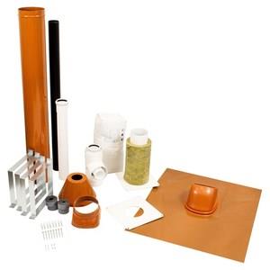 Skoberne GP PORIFIX, 0.4 m, AGL80, Pfanne 35-55 Grad rot 751033