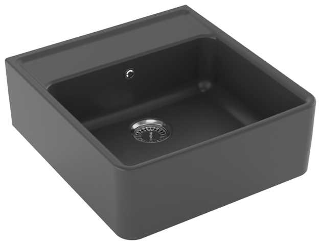 Villeroy Boch Spuelstein 632061 595x630mm re-eckig Graphite cplus 632061i4 Villeroy Boch Spuelstein 632061 595x630mm re-eckig Graphite cplus 632061i4