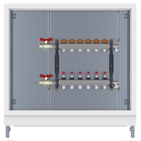 Roth Verteilerstation HK 4 edst.vormont. Thermaset mit WMZ-Set senkrecht mit 2KH 1115011594