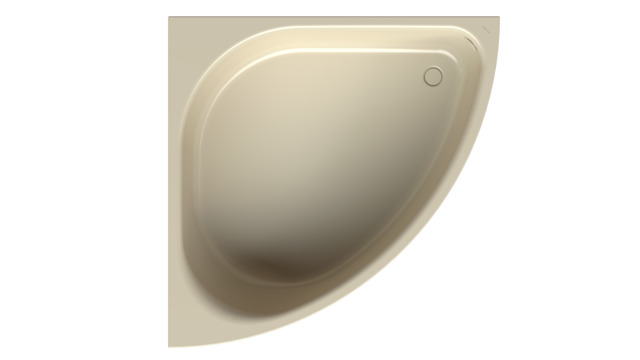 Bette Badewannen Eck Arco Cream 1400x1400x450/50mm 6035-441