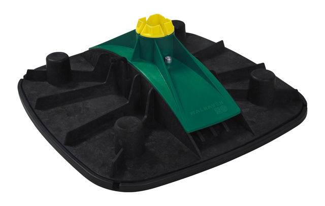 Walraven Montagefuss +Antivibrationsmatte Yeti 480 vertikal 7/360 Grad f. 41x41/51 67685001