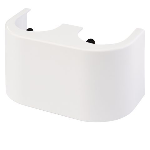 Flamco Designverkleidung Hahnblock Durchg. Kunststoff weiss F10093