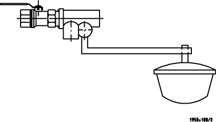 KSB Schwimmerventil-Zulaufset FL fuer PE-Vorbehaelter, Anschluss R 1 1/2" 19066361 KSB Schwimmerventil-Zulaufset FL fuer PE-Vorbehaelter, Anschluss R 1 1/2" 19066361