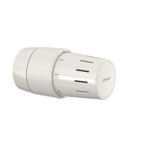 Flamco Standard-Thermostatkopf TC-S3 weiss Klemmanschluss mit Nullstellung F35342