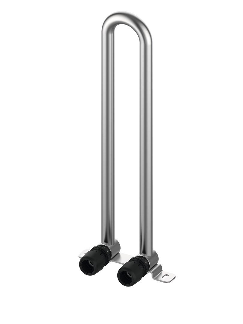 TECElogo-Ax HK-Montagegarnitur 15 mm Dimension 16, Bodenmontage,CU vernickelt 8864205