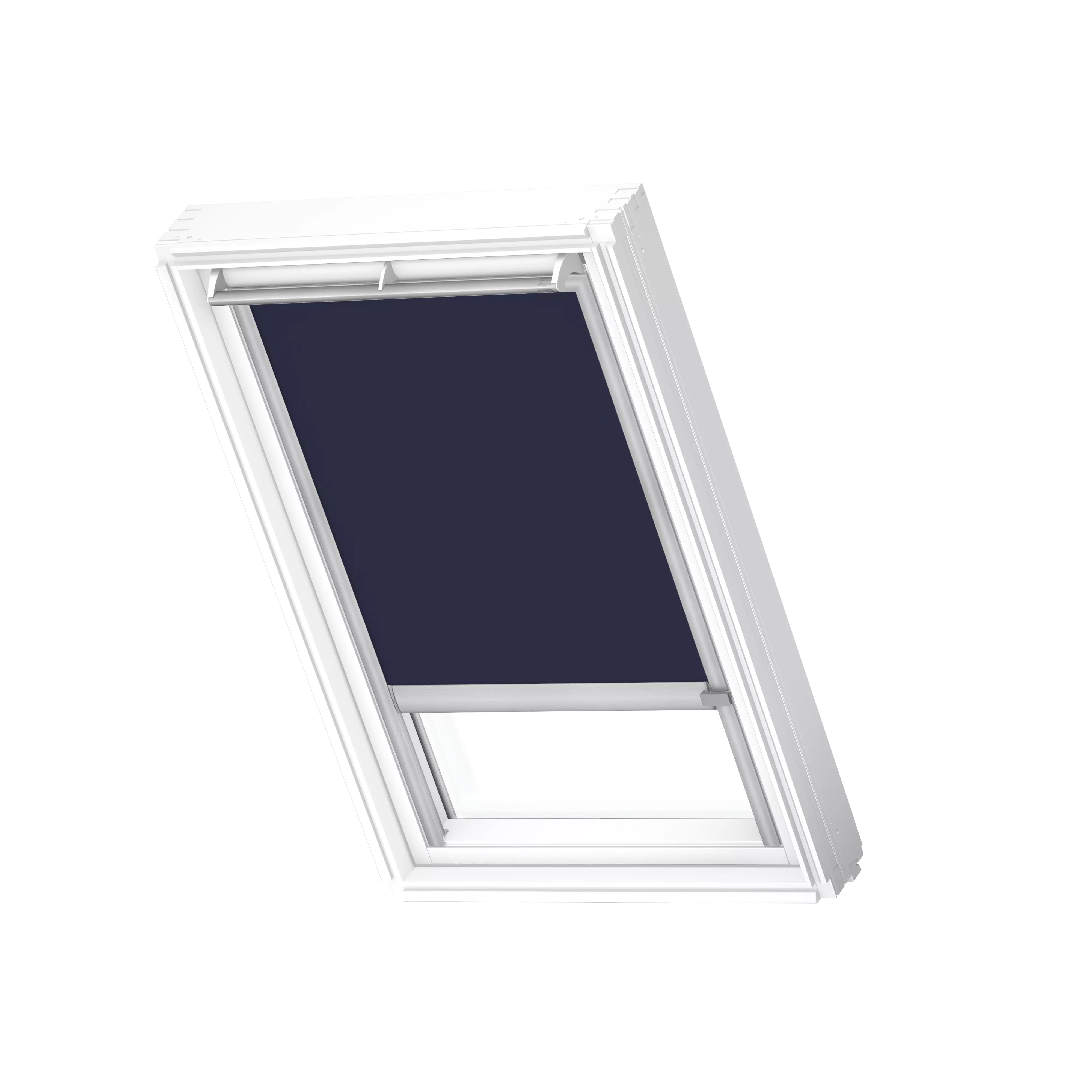 VELUX Verdunkelungs-Rollo solar Dunkelblau, alu Schiene, Standard DSL P04 1100K