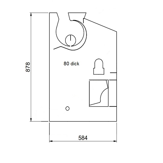 WINDHAGER Is. li. 10/15 BW2, BW2T Isolierung links BW2/BW2T/BWL/BWA 10/15 051119