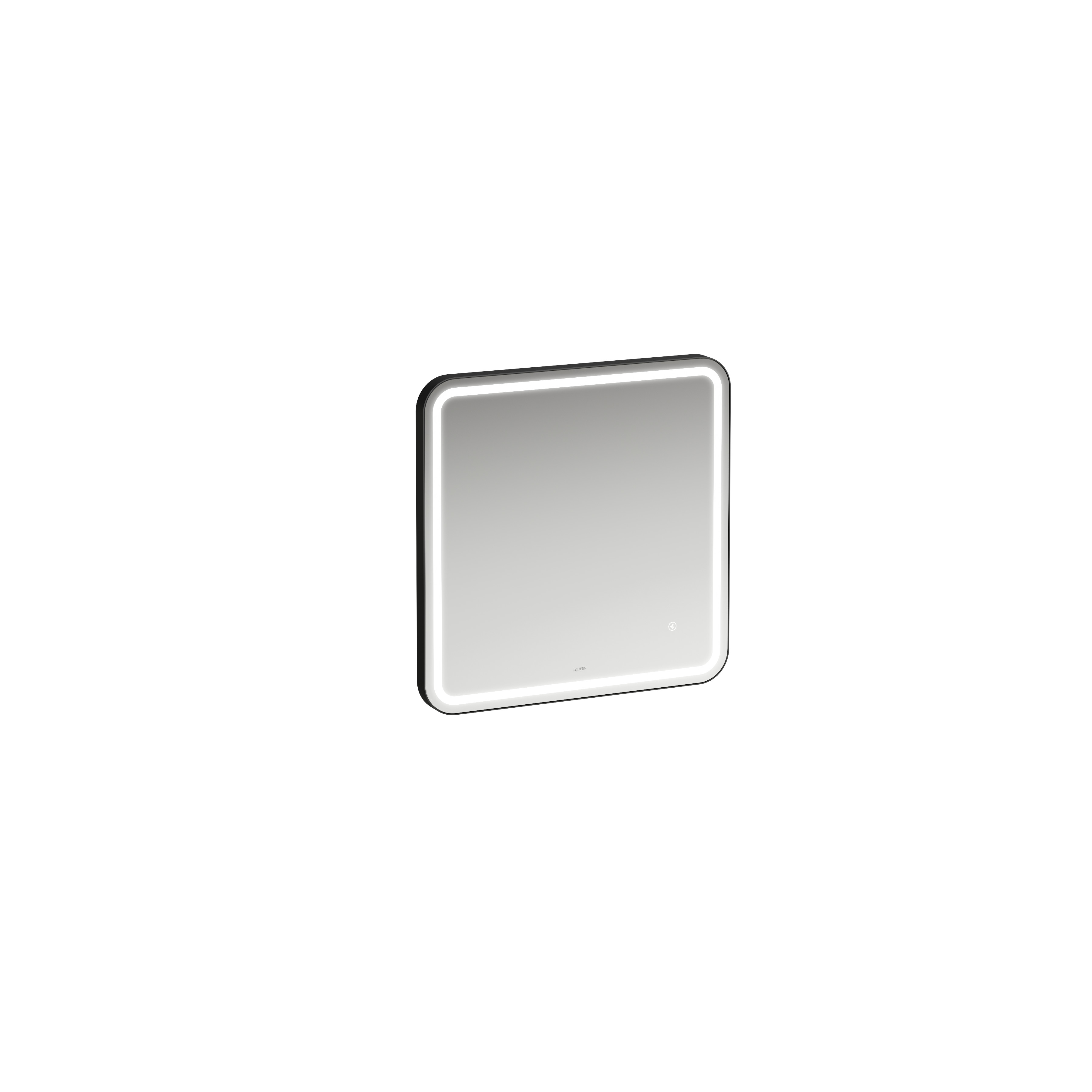 Laufen Base 2.0 Spiegel 44438.0, quadr. LED Bel.,1 Sensorsch., 600x600 schw.m H4443801084501