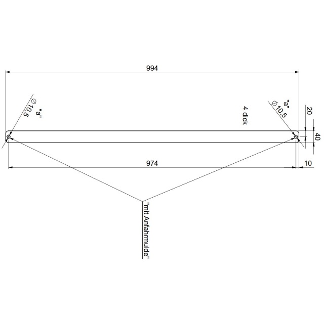 WINDHAGER Verbindung HFR verz. blau chro Verbindung Heizflaechenreinigung PW24-103 053284