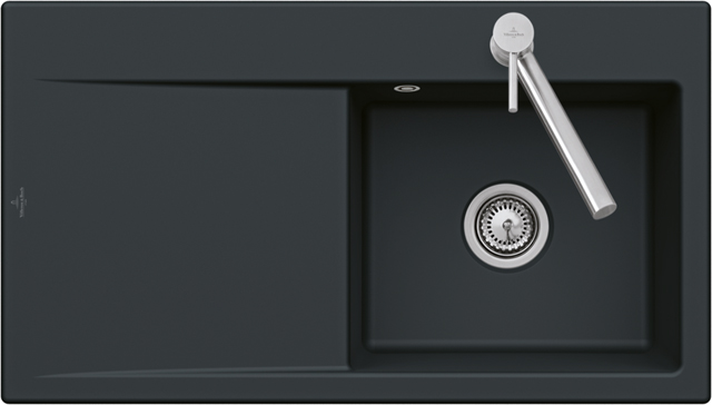 Villeroy Boch Einbauspuele SuBadewanneay Style 45 780x510mm Spuelbecken re aus Keramik Ebony cplus 334700S5 Villeroy Boch Einbauspuele SuBadewanneay Style 45 780x510mm Spuelbecken re aus Keramik Ebony cplus 334700S5
