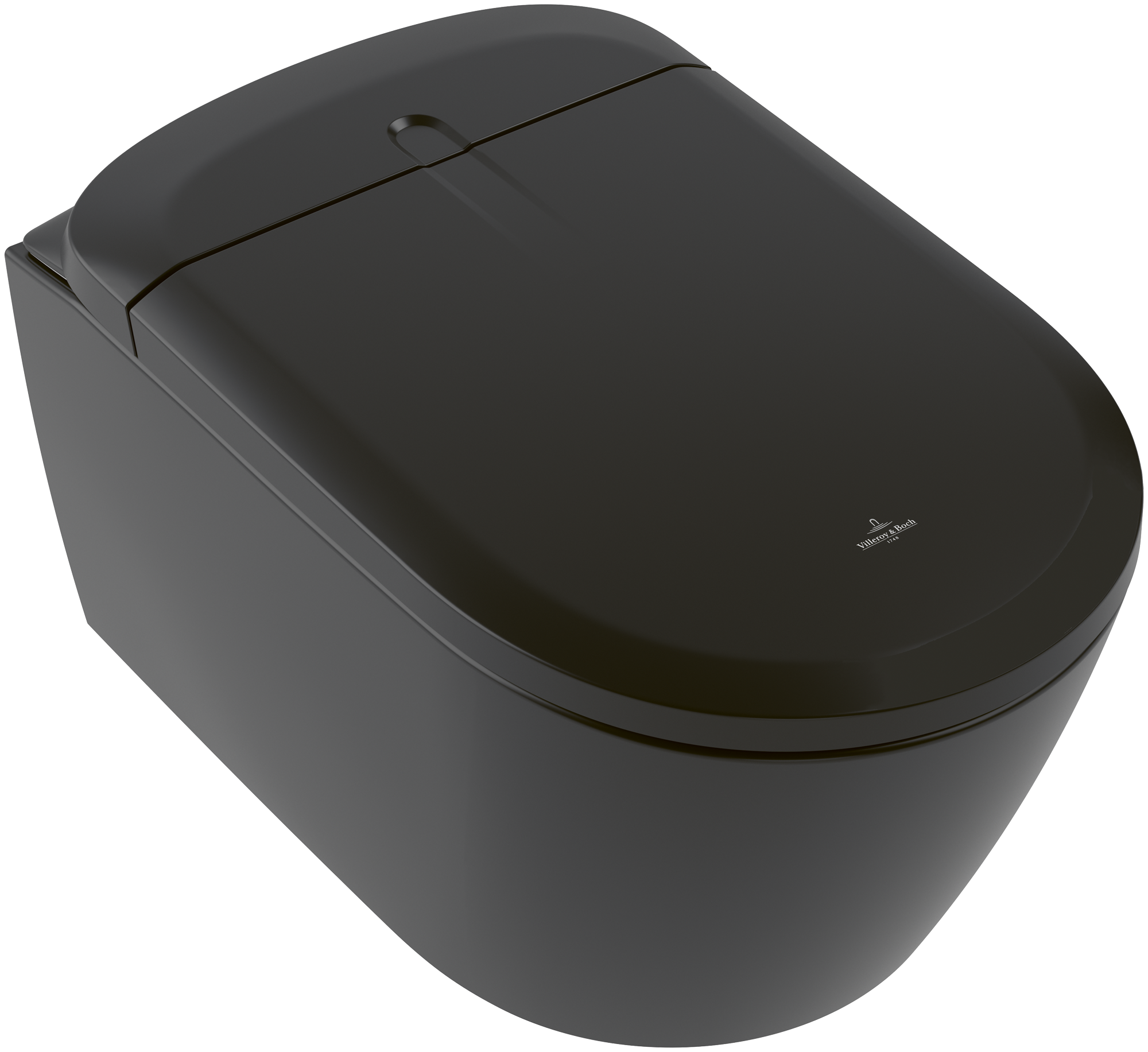 Villeroy Boch Dusch-WC Supreo Supreo 384x612mm Oval Pure Black CeramicPlus V16EN2R7 Villeroy Boch Dusch-WC Supreo Supreo 384x612mm Oval Pure Black CeramicPlus V16EN2R7