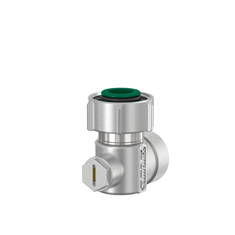 Flamco Einzel-Kugelhahn EXCL. Eck E2/IG G3/4i x Rp1/2 MS vern. m. Konus F10025