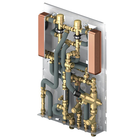 Flamco Logocomfort m. Zirkulationsbruecke O. Trinkwasserzirkulation, 2x 12 L/Min M11104.35