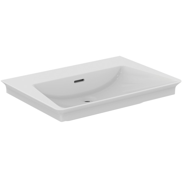 Ideal Standard Moebelwaschtisch La Dolce Vita 660 mm o.Hahnloch mit ueberlauf Weiss m.IP E2700MA Ideal Standard Moebelwaschtisch La Dolce Vita 660 mm o.Hahnloch mit ueberlauf Weiss m.IP E2700MA