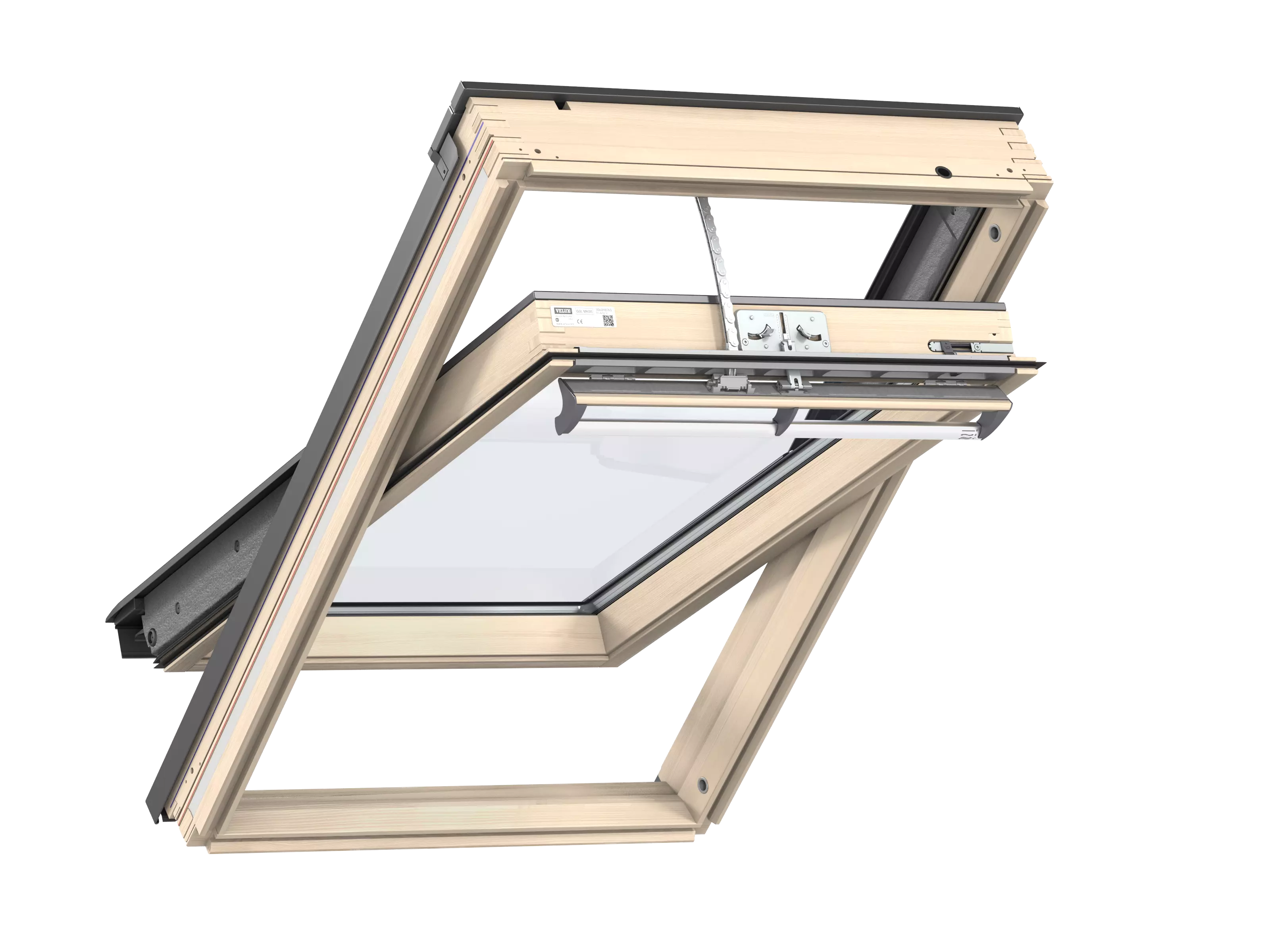 VELUX Elektrofenster klar lack E.HitzeschAlu 114x118 GGL SK06 306921