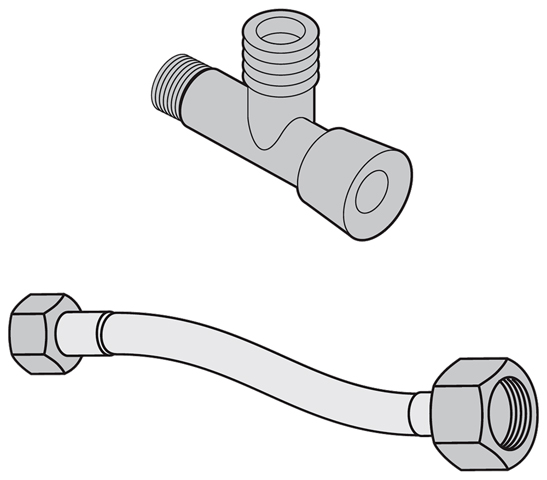 Villeroy Boch Wasseranschlussset ViClean 110x238x24,5mm V9901900