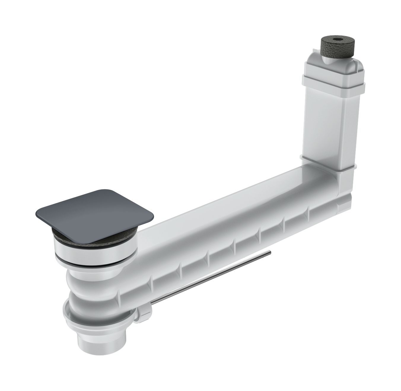 Kaldewei Ab-+ueberlaufventil CLOU Mod. 3901 f. Excenterbet.,Deckel email., eckig,cg70 905400000665