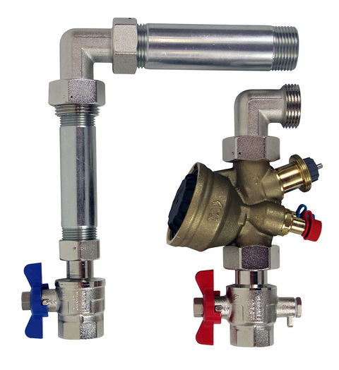 HEIMEIER Anschlussset TA-COMPACT-P DN15, G3/4, G1, vertikales Set, Durchfl. 32604010400 HEIMEIER Anschlussset TA-COMPACT-P DN15, G3/4, G1, vertikales Set, Durchfl. 32604010400