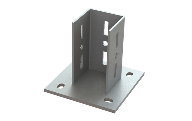 Walraven Profilfuss Maxx BP100 fuer Maxx-Profil 100 / fv 220x220x210mm 6581820 Walraven Profilfuss Maxx BP100 fuer Maxx-Profil 100 / fv 220x220x210mm 6581820