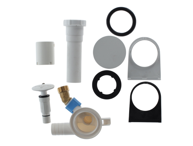 Villeroy Boch Wasserzulauf Zubehoer UPCON0136 150x220x65mm Stone White UPCON0136-RW