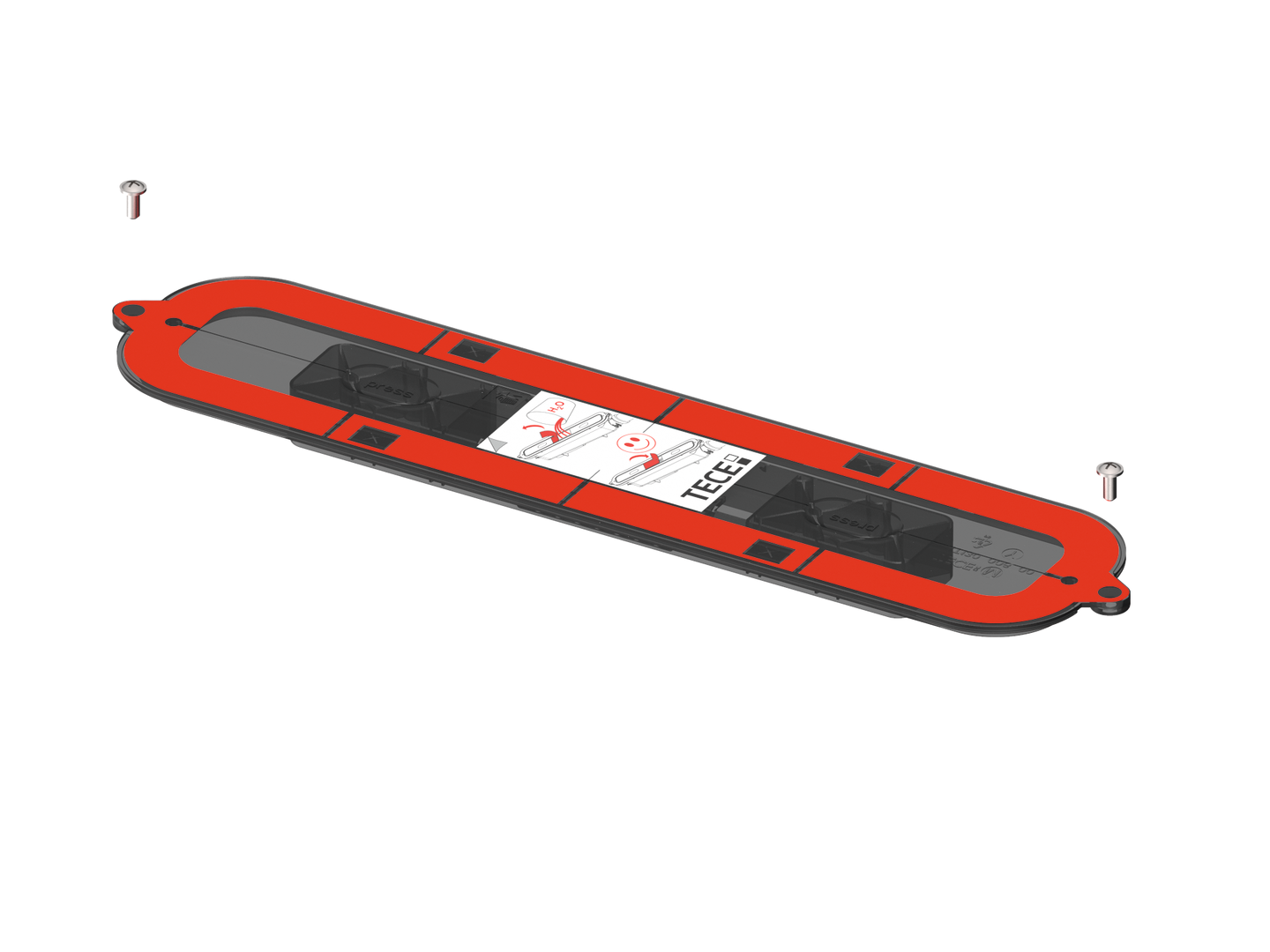 TECEdrainprofile Bauzeitschutzdeckel fuer Ablaeufe, inkl. Befestigungsschrauben 675016