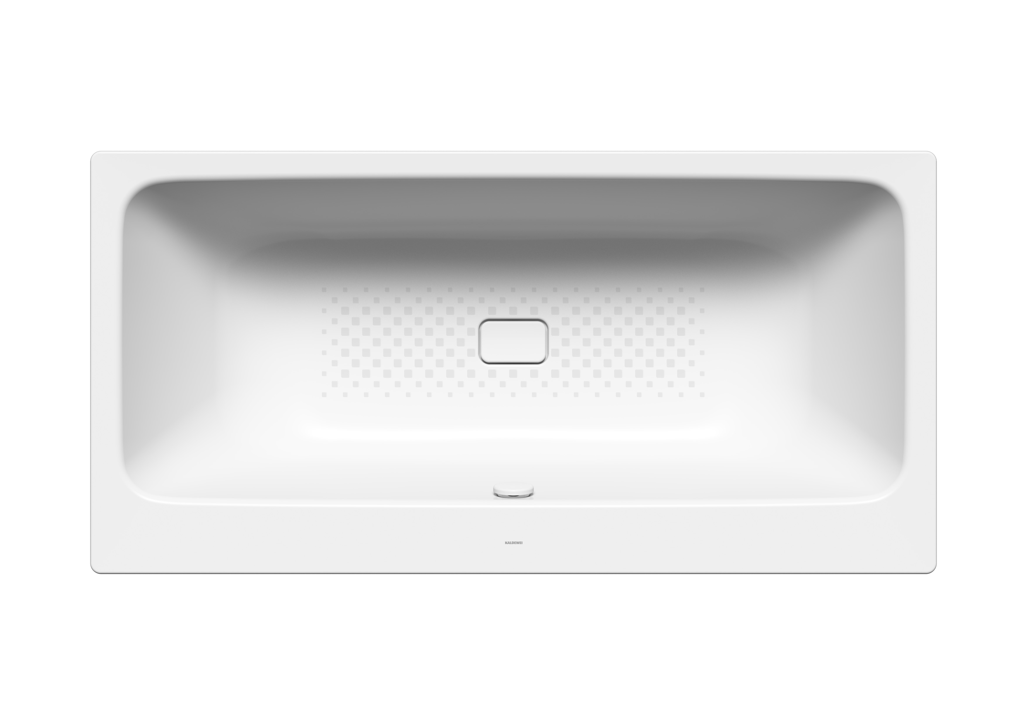 Kaldewei Badewanne ASYMMETRIC DUO Mod.740,1700x800mm, alpinwei?,mit Vollantislip 274034010001