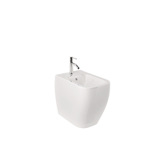 KLUDI RESA C Stand-Bidet 52 cm verdeckte Befestigungen Weiss glaenzend 28BIB0243