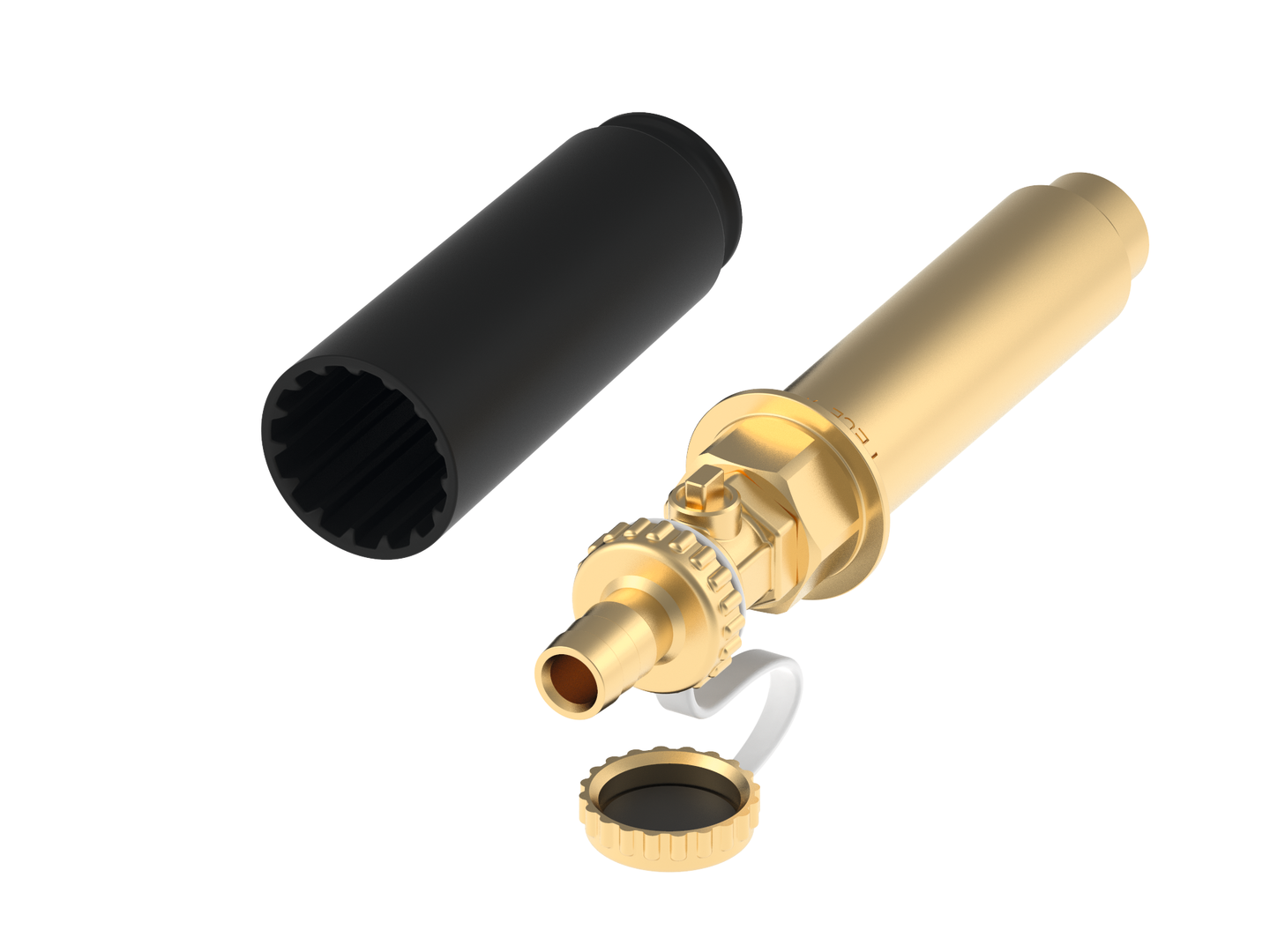 TECE Seal System Baustopfen 1/2" mit Fuell- und Entleerhahn inkl. Dichthuelse 704809