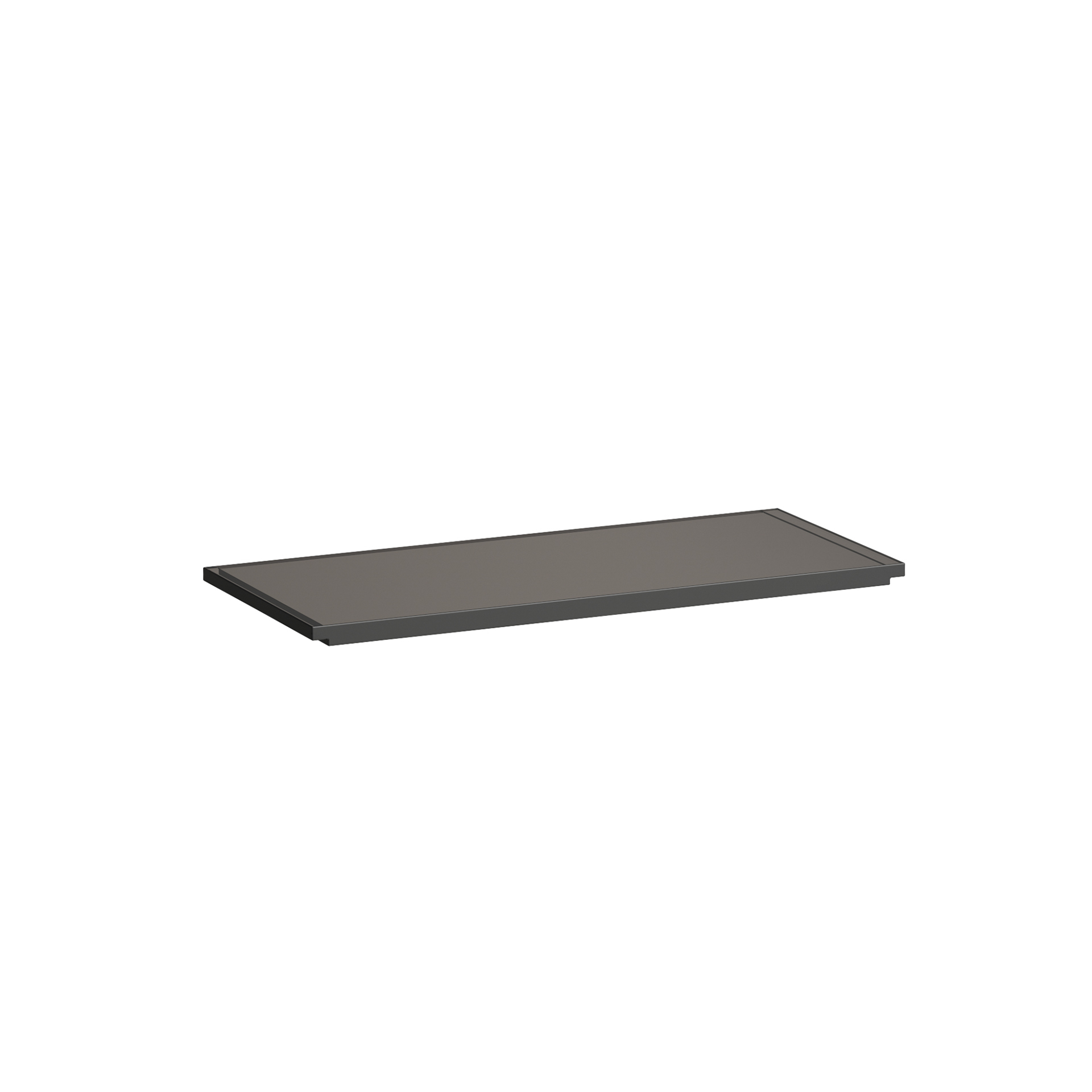 Laufen Ablage K-LAUFEN f.Waschtisch 460x200x15 rauchgrau H3853310850001