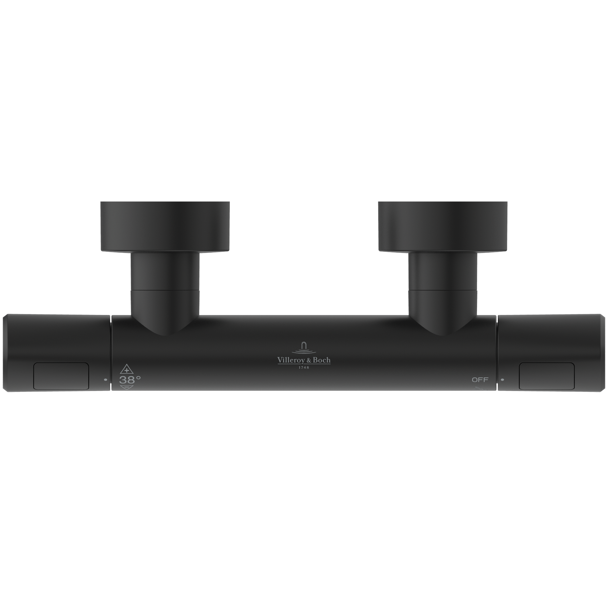 Villeroy Boch Duschthermostat Universal Showers Rund Matt Black TVS000034000K5 Villeroy Boch Duschthermostat Universal Showers Rund Matt Black TVS000034000K5